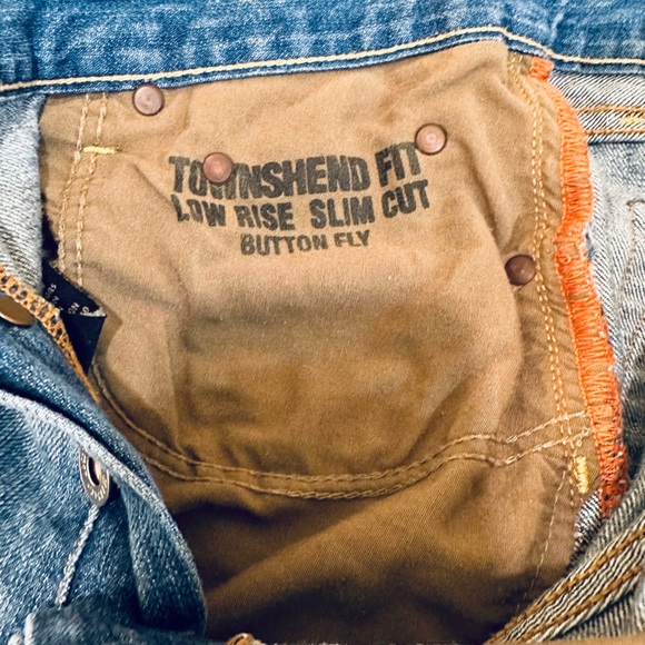 🌟2xHP🌟Ralph Lauren Polo Jeans Co Townshend Fit Mens 33 x 28 Slim Button Fly - Picture 8 of 11